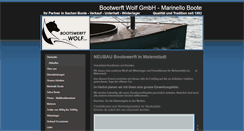 Desktop Screenshot of holzbootbau.ch